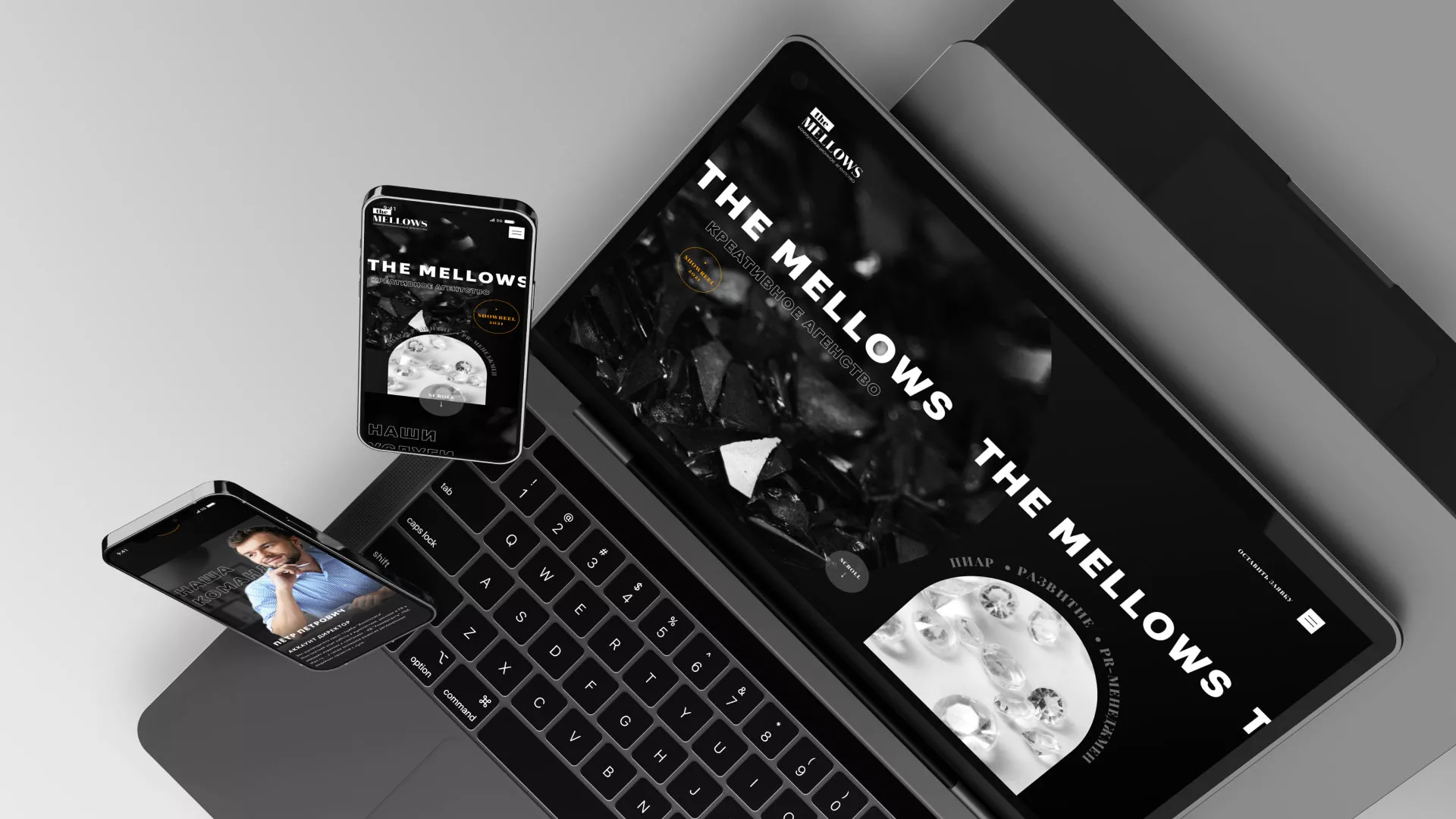Разработка сайта креативного агентства «The Mellows» в Туймазах