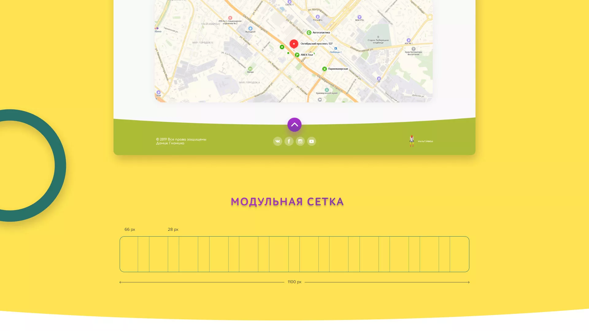 Разработка сайта детского активити-клуба «Домик гномика» в Туймазах