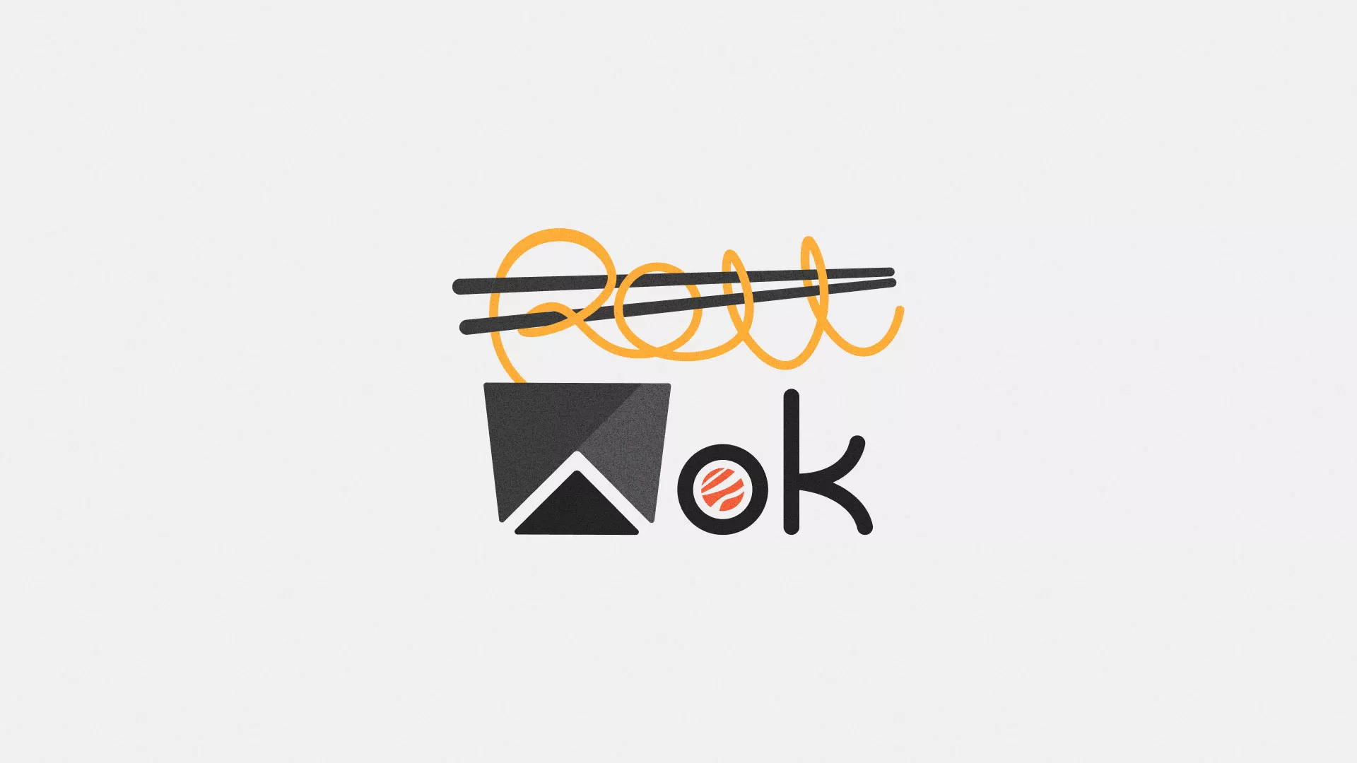 Разработка логотипа в Туймазах для суши-бара «Roll Wok Club» Разработка логотипа в Туймазах для суши-бара «Roll Wok Club»