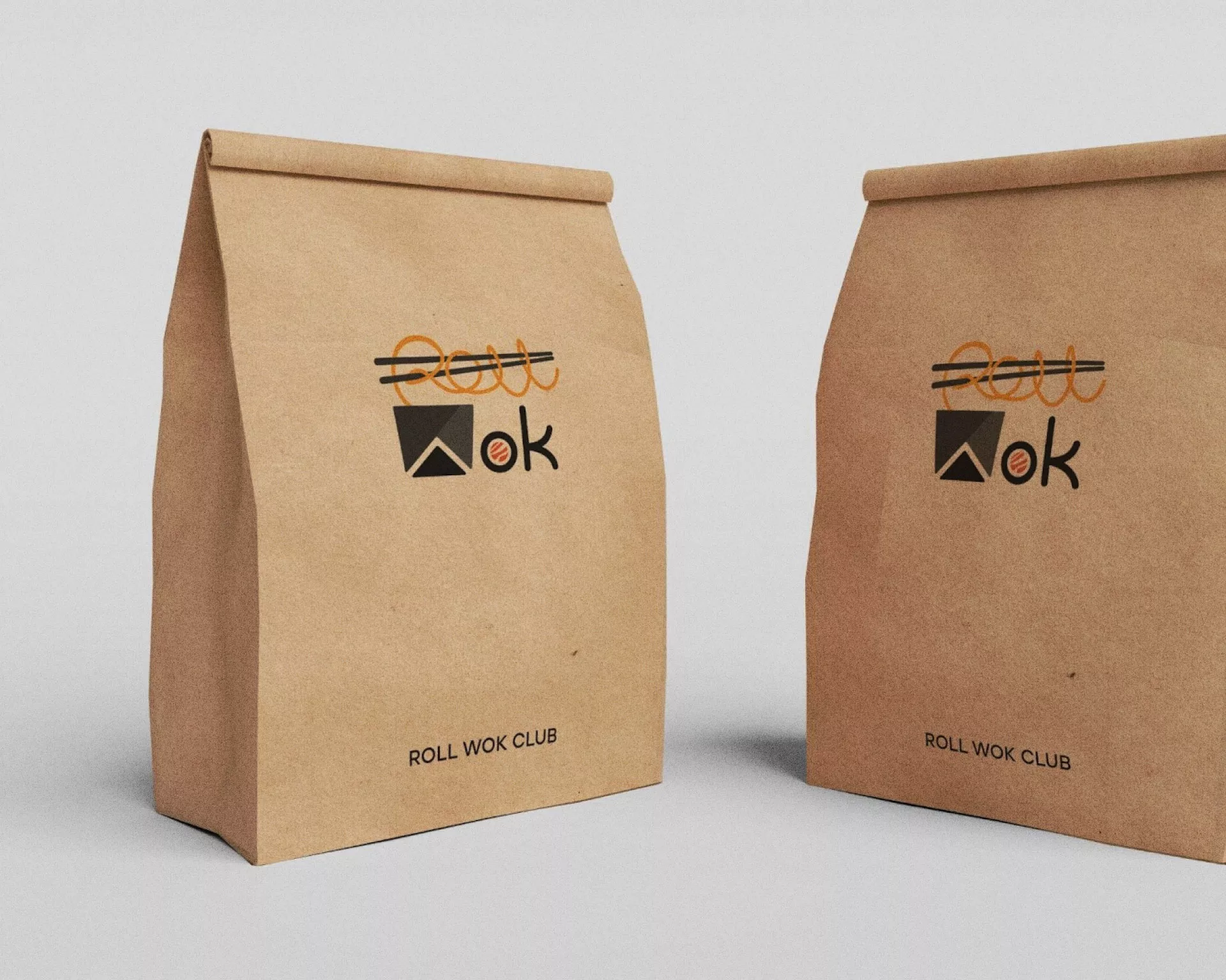 Создание дизайна упаковки суши-бара «Roll Wok Club» в Туймазах